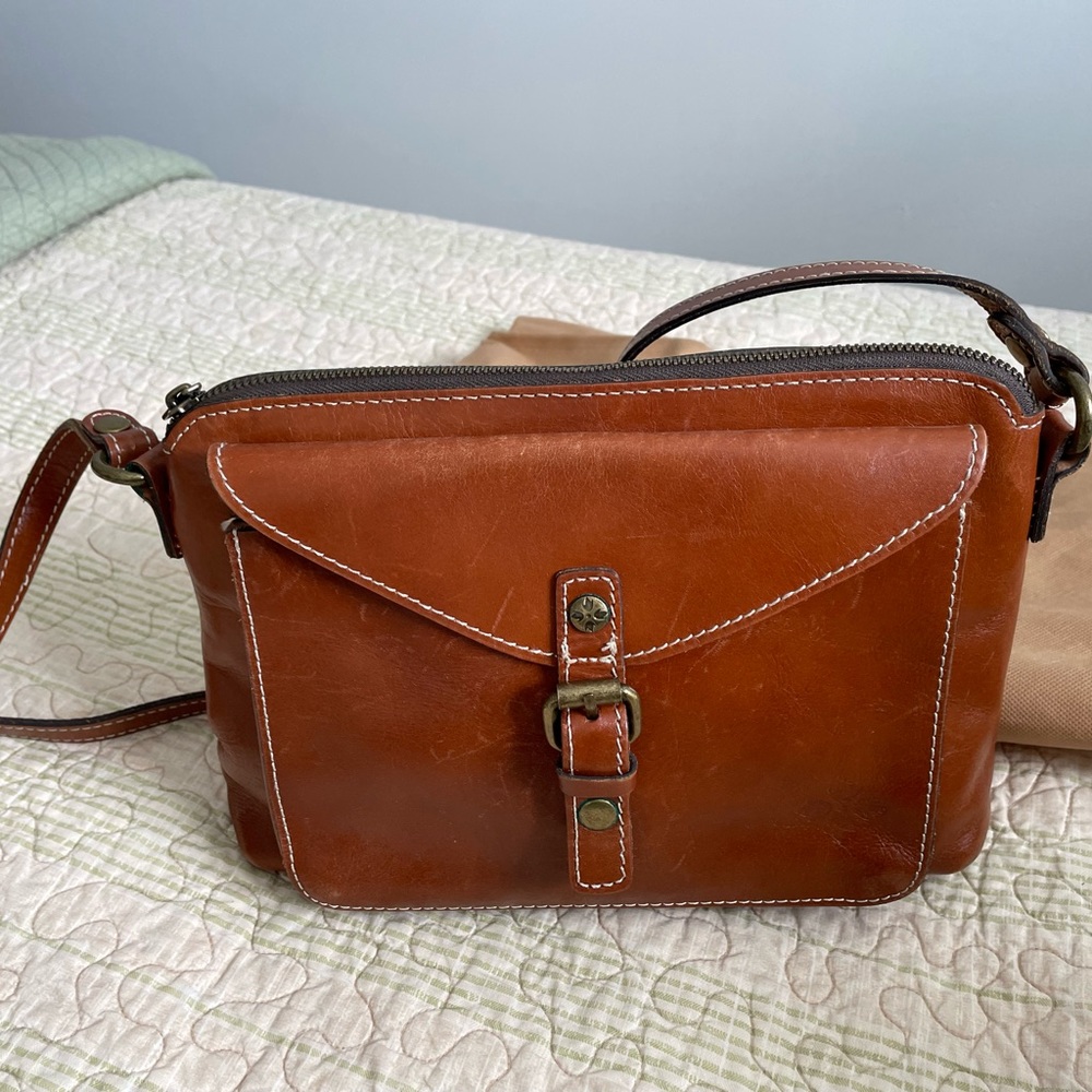 Patricia Nash leather crossbody.